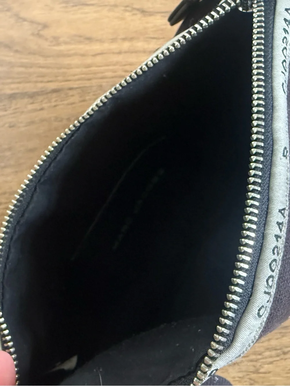 Marc Jacobs Black 'The Duffle' Canvas Toiletry Pouch - no strap